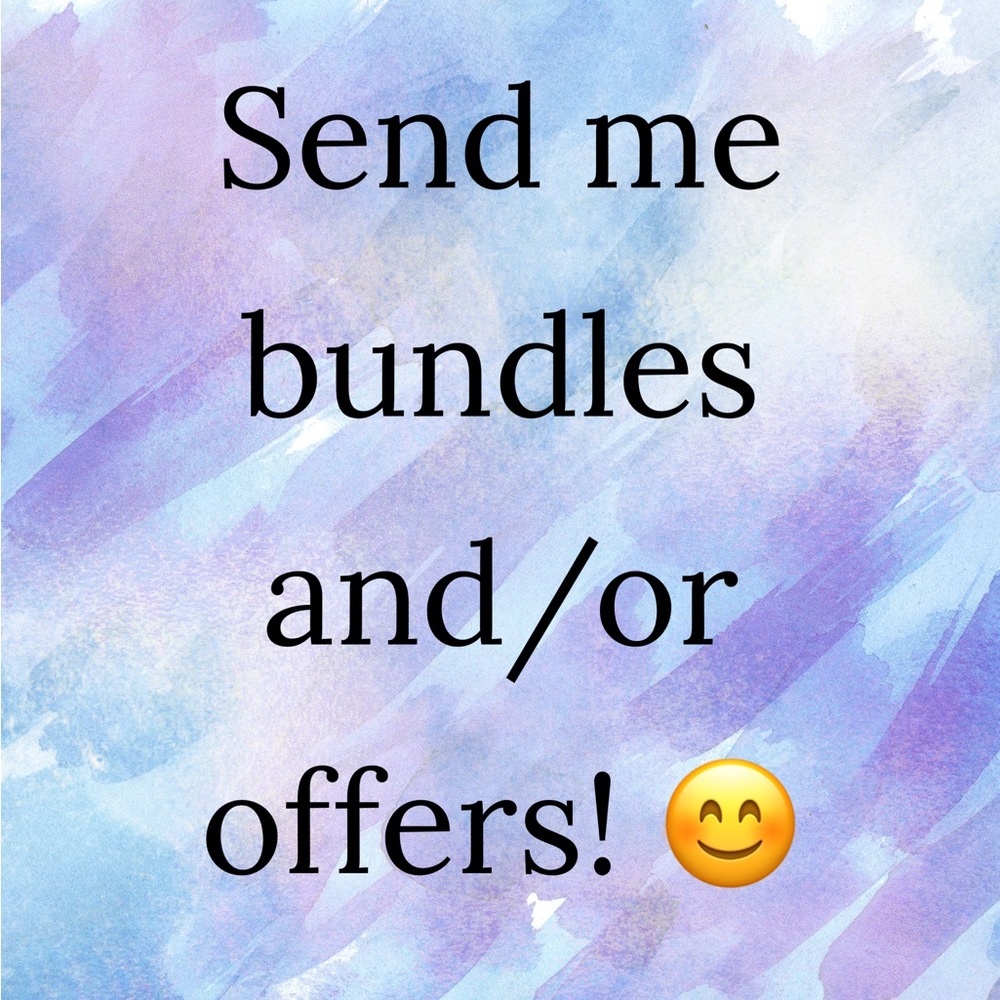 Accepting reasonable offers!